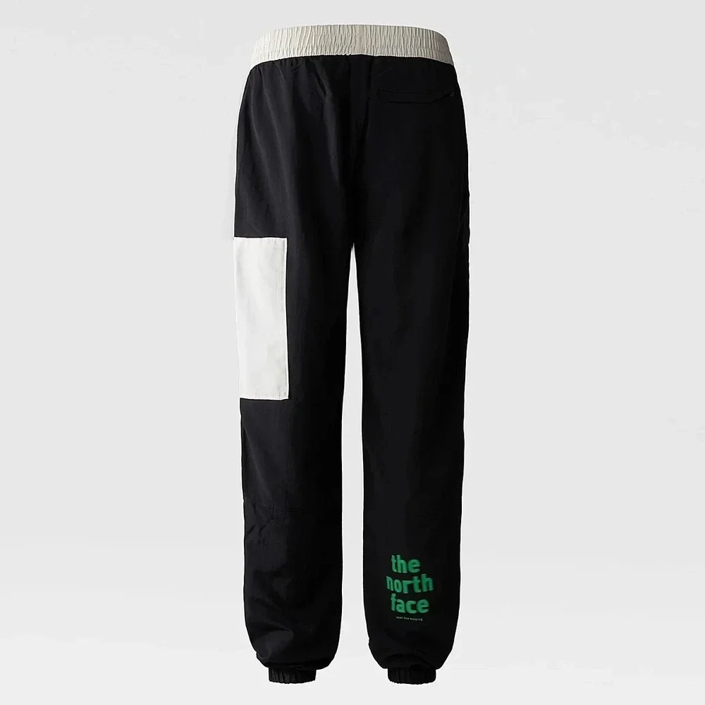 The‎ North Face TNF Nylon Easy Pants Men's Large Black Off White Sweatpants NWT